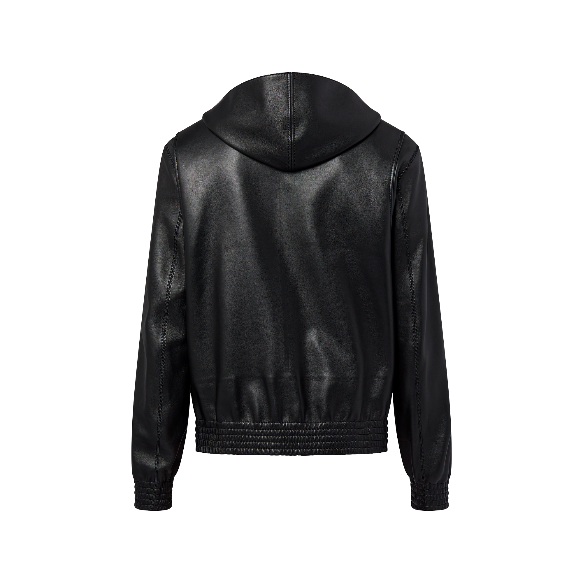 Zipped Leather Hoodie - Ready-to-Wear 1AFQOZ | LOUIS VUITTON
